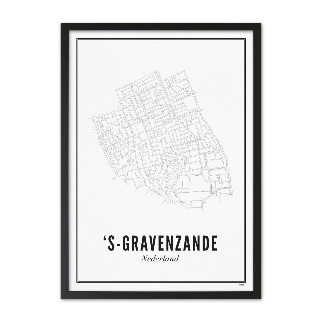 Poster of 's-Gravenzande - City | WIJCK.